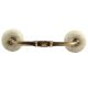 Cream Crackle Handmade Ceramic Bridge Handle 